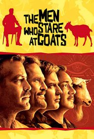 Portada Los hombres que miraban fijamente a las cabras